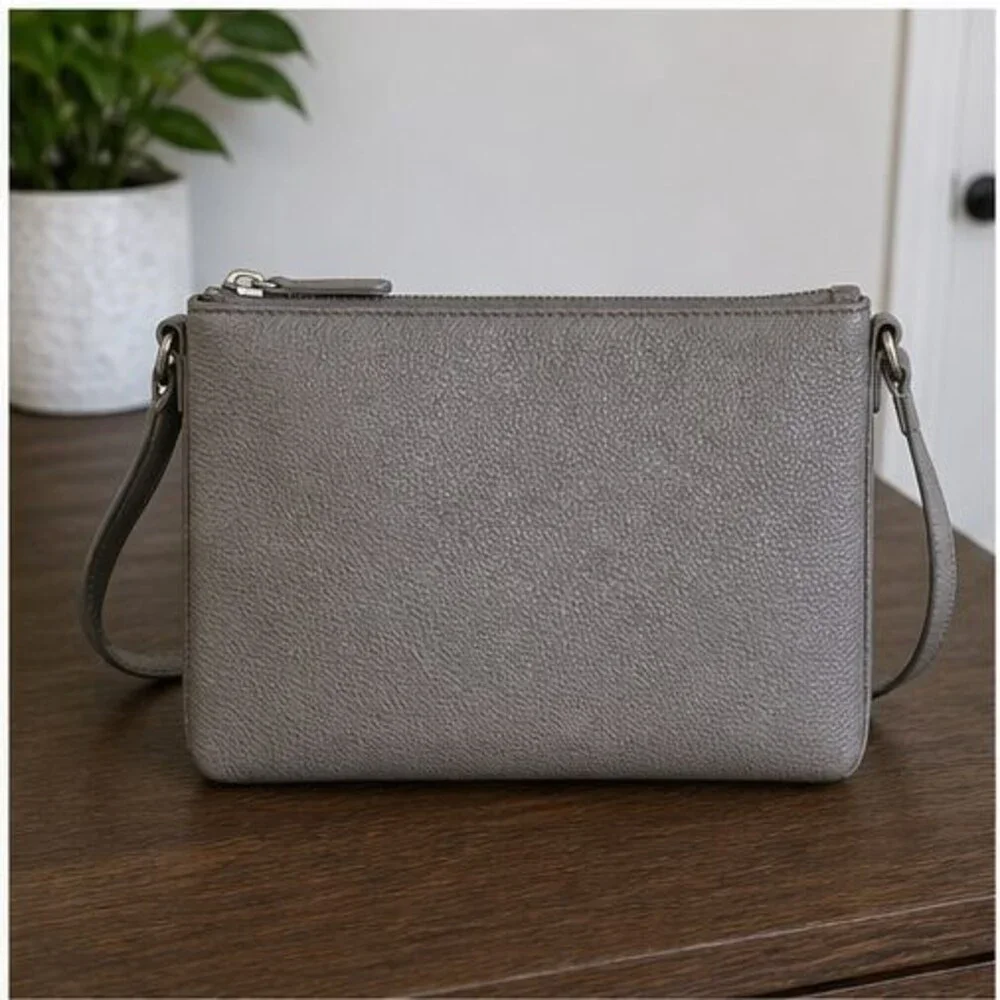 Ivory Quilted Crossbody Bag